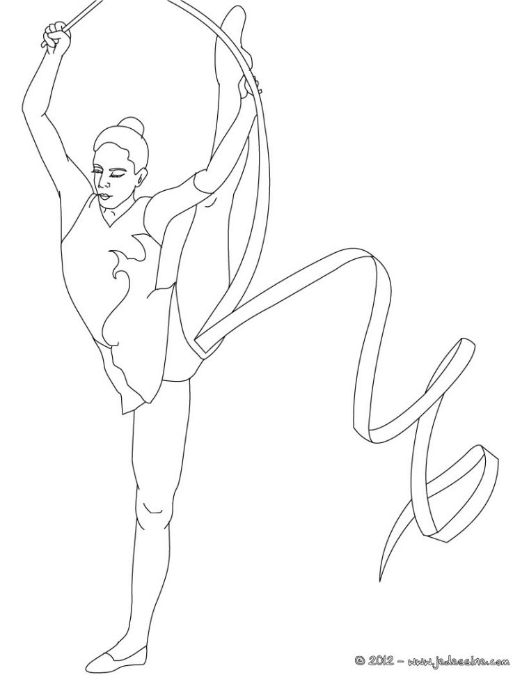 Belle Coloriage De Gymnastique A Imprimer | Imprimer Et serapportantà Coloriage Gymnastique A Imprimer