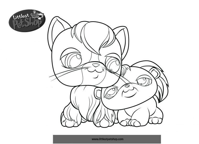 Belle Coloriage De Petshop A Imprimer | Imprimer Et concernant Coloriage De Petshop