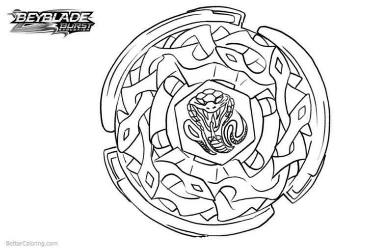 Beyblade Burst Coloring Pages Lineart – Free Printable avec Coloriage Toupie Beyblade Burst Valtryek