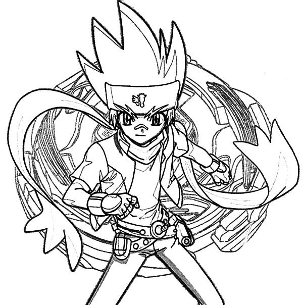 Beyblade Ginga Ginka Fight Coloring Pages | Best Place To pour Coloriage Toupie Beyblade Valtryek