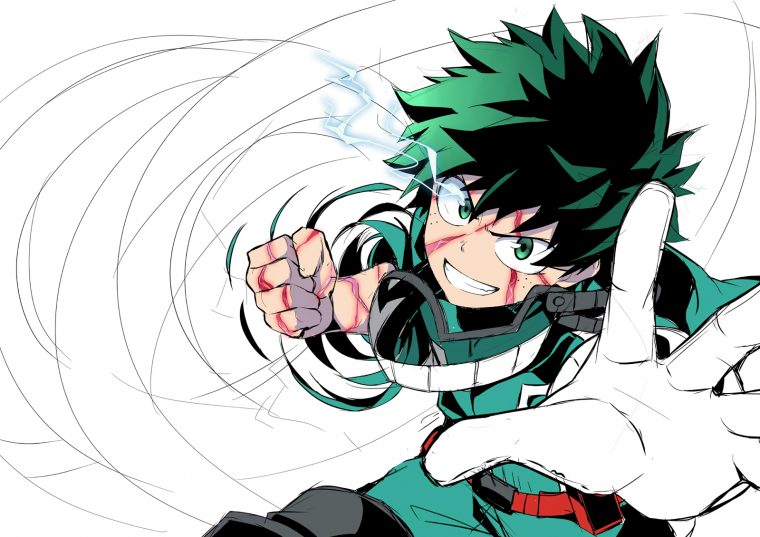 Boku No Hero Academia Chapter 323 Manga: Izuku Midoriya avec Coloriage My Hero Academia Izuku