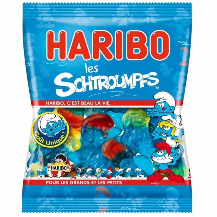 Bonbons Les Schtroumpfs Haribo encequiconcerne Coloriage Haribo