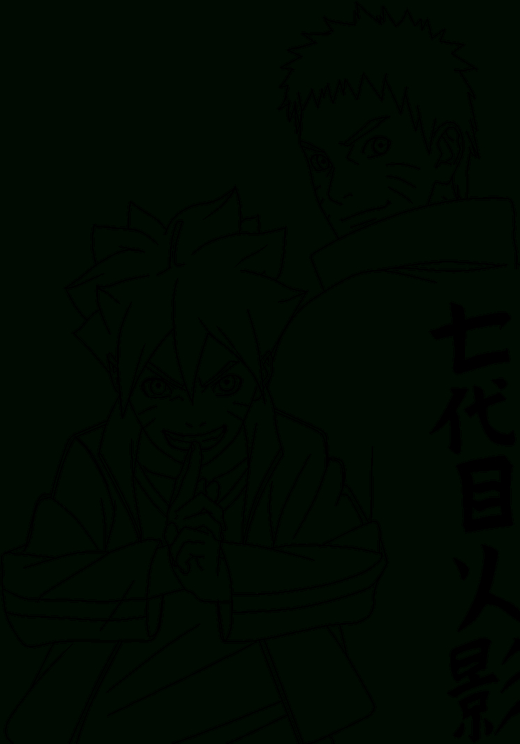 Boruto And Naruto Uzumaki Line By Aagito | Naruto Uzumaki pour Dessin Minato A Imprimer