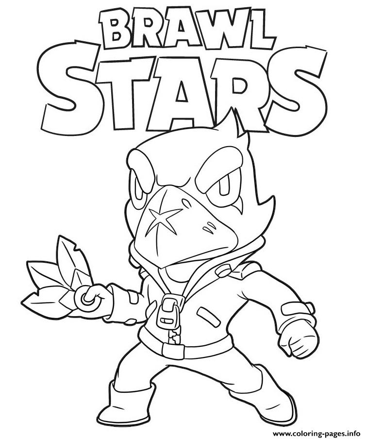 Browl Stars Crov – Free Coloring Pages à Coloriage Brawl Stars Ricochet