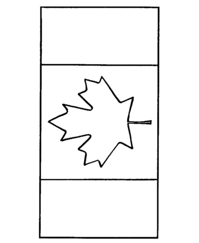 Canada Flag Outline – Clipart Best encequiconcerne Drapeau Canada À Colorier