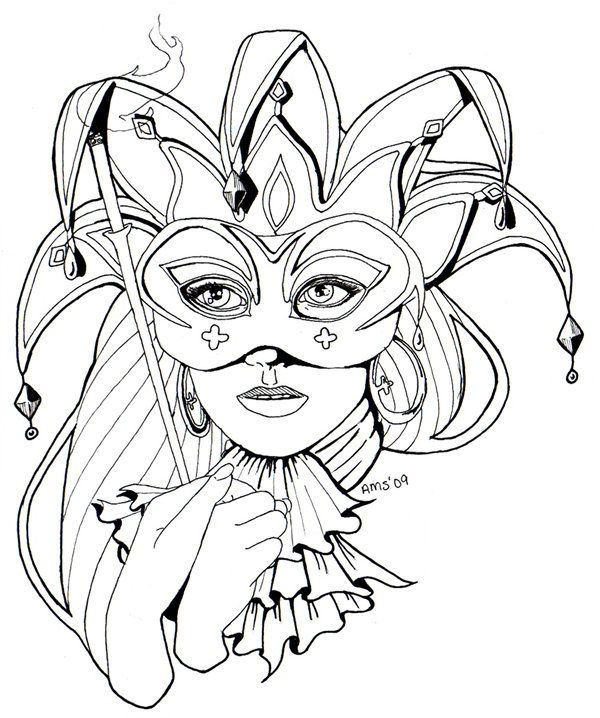 Carnivale :Lines: By Luscyart On Deviantart | Coloring pour Coloriage Carnaval De Rio