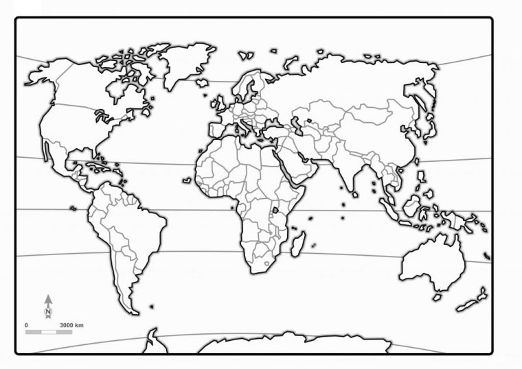 Carte Mondiale Vierge Imprimer – Infini Photo à Carte De Madagascar Vierge