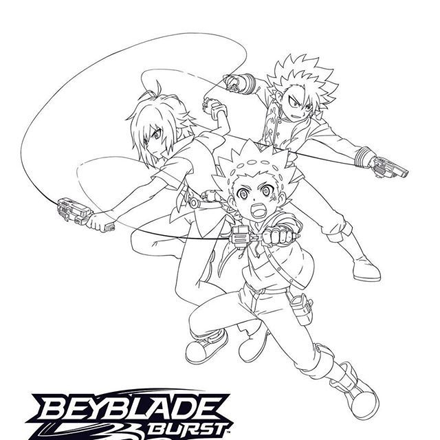 Celebrate National Coloring Book Day With This Epic # avec Dessin Beyblade Burst Turbo