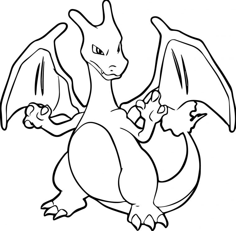 charmander coloring page