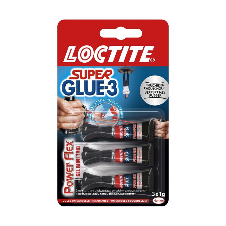 Colle Glue Gel Super Glue 3 Power Flex Loctite, 3 G à Loctite 406 Leroy Merlin