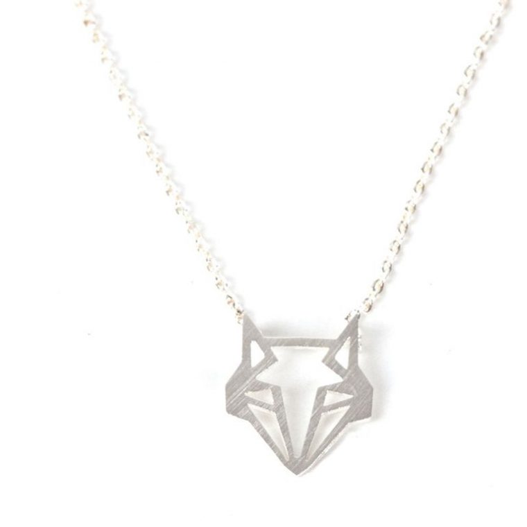 Collier Tête De Loup Origami Original! : Collier Par pour Tete De Loup Origami