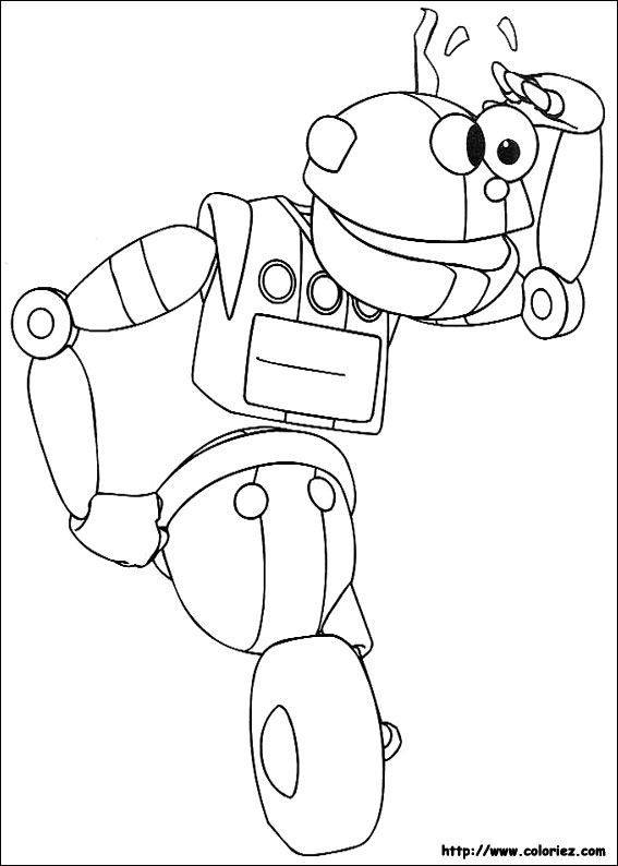 Coloriage À Dessiner Robot De Guerre à Coloriage Tobot