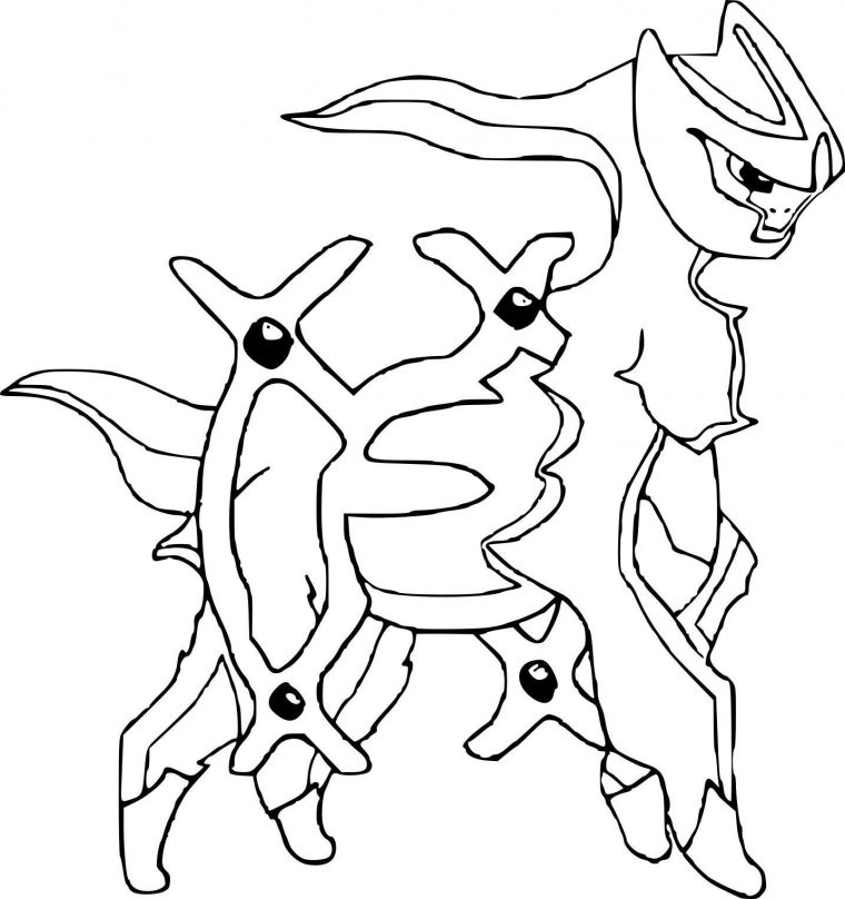 Coloriage À Imprimer Pokemon Arceus – Coloriage Imprimer encequiconcerne Coloriage Arceus