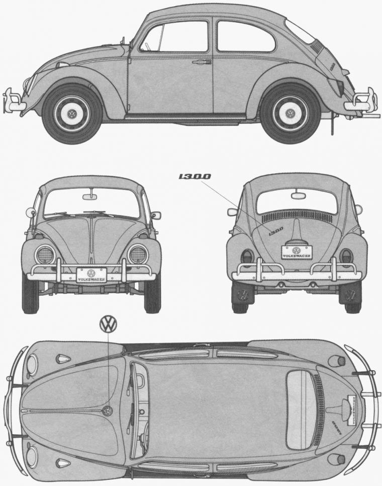 Coloriage À Imprimer : Véhicules – Voiture – Volkswagen avec Coloriage Garage Voiture