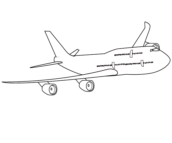 Coloriage Avion destiné Coloriage Avion A380