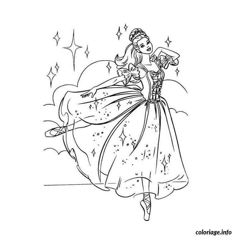 Coloriage Barbie Danseuse Etoile À Imprimer | Barbie tout Coloriage Danseuse Etoile