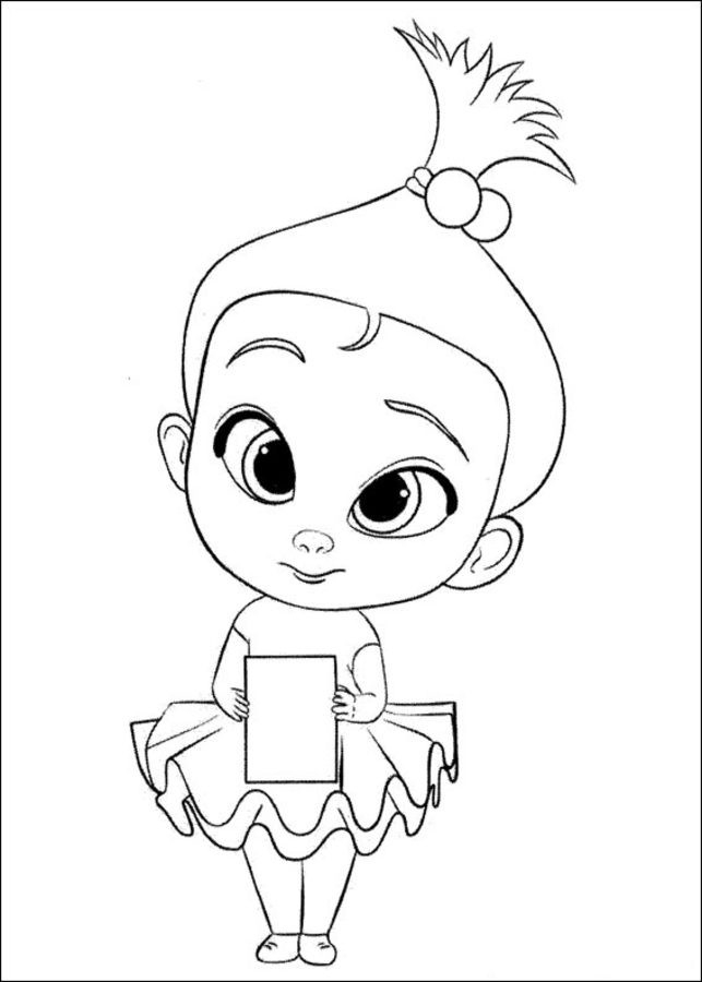 Coloriage Bébé Boss 1 Dessin Gratuit À Imprimer avec Coloriage Bebe 1 An