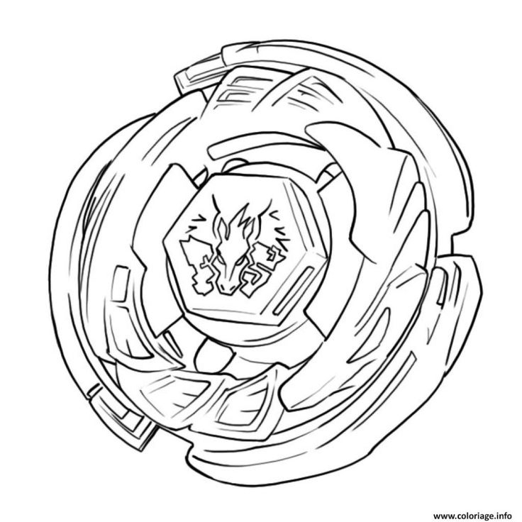 Coloriage Beyblade Burst Evolution Jecolorie | Free destiné Beyblade Burst Coloriage