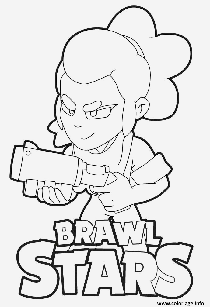 Coloriage Brawl Stars A Imprimer Corbac Dessin Tara Intérieur Corbac Dessin 