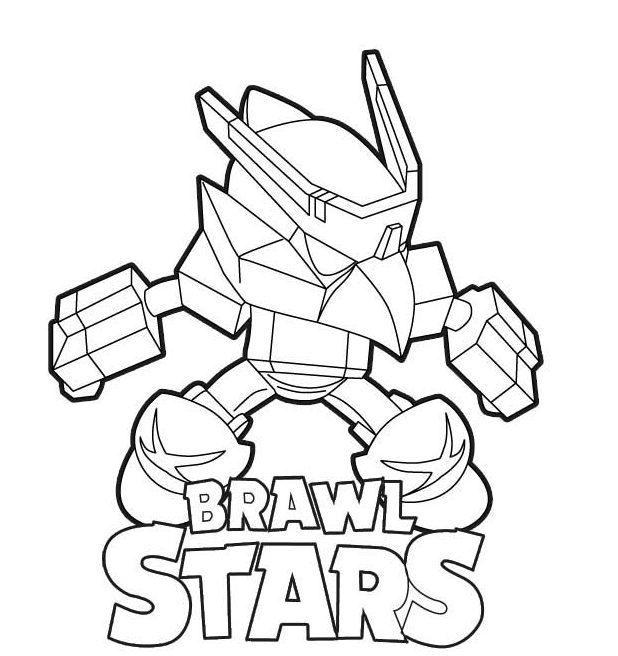 Coloriage Brawl Stars In 2020 encequiconcerne Dessin Brawl Stars Nani