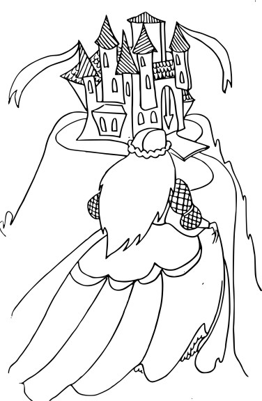 Coloriage Château Princesse À Imprimer serapportantà Coloriage Château Princesse