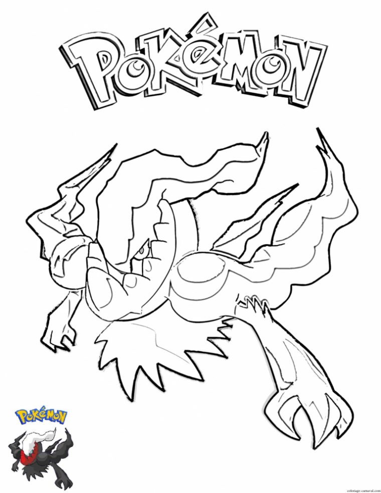 Coloriage Darkrai Pokemon À Imprimer Gratuit tout Coloriage Dracolosse