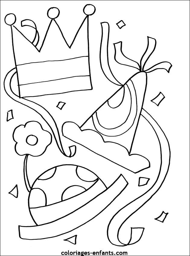 Coloriage De Carnaval Ã Imprimer Sur Coloriages-Enfants destiné Coloriage Carnaval De Rio