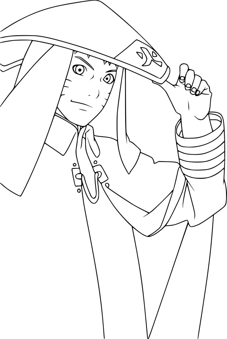 Coloriage De Naruto Hokage À Imprimer Sur Coloriage De destiné Dessin Minato A Imprimer