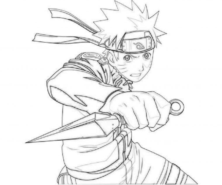 Coloriage De Naruto Shippuden A Imprimer dedans Dessin De Naruto A Imprimer