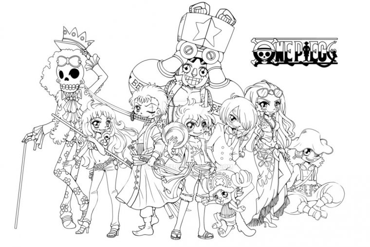 Coloriage De One Piece À Telecharger Gratuitement serapportantà Dessin A Colorier One Piece