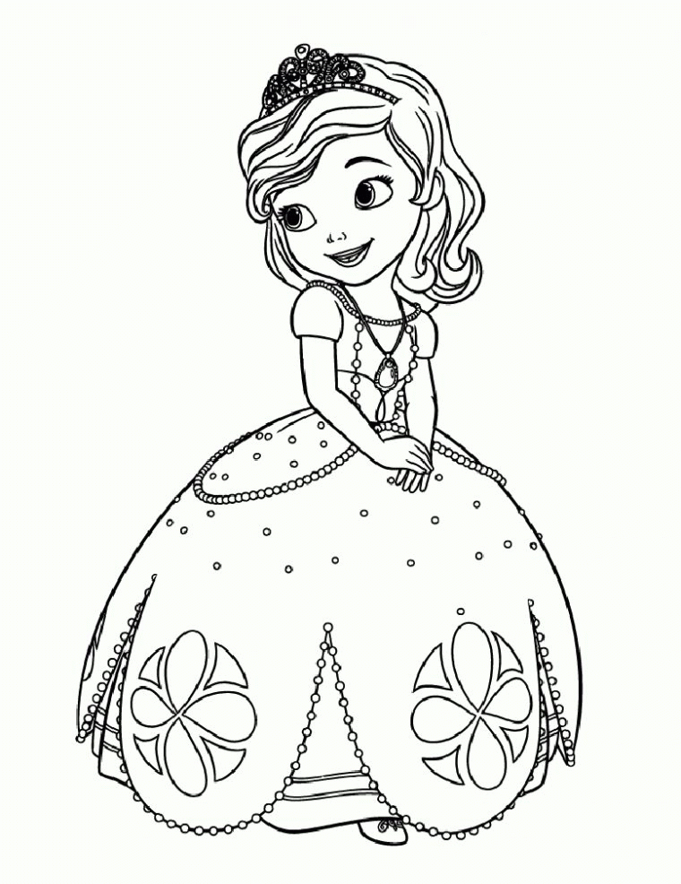 Coloriage De Princesse Sofia Disney À Colorier Pour Tout destiné Coloriage Princesse Sofia Sirene