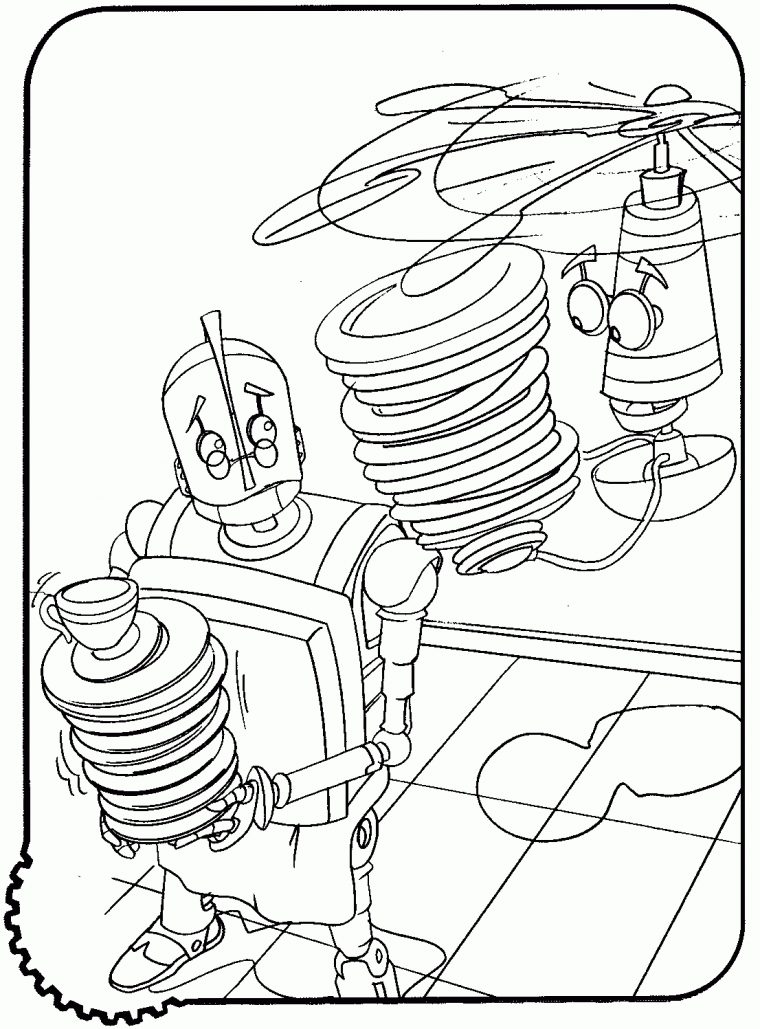 Coloriage De Robots À Imprimer Pour Enfants – Coloriage De destiné Coloriage Tobot