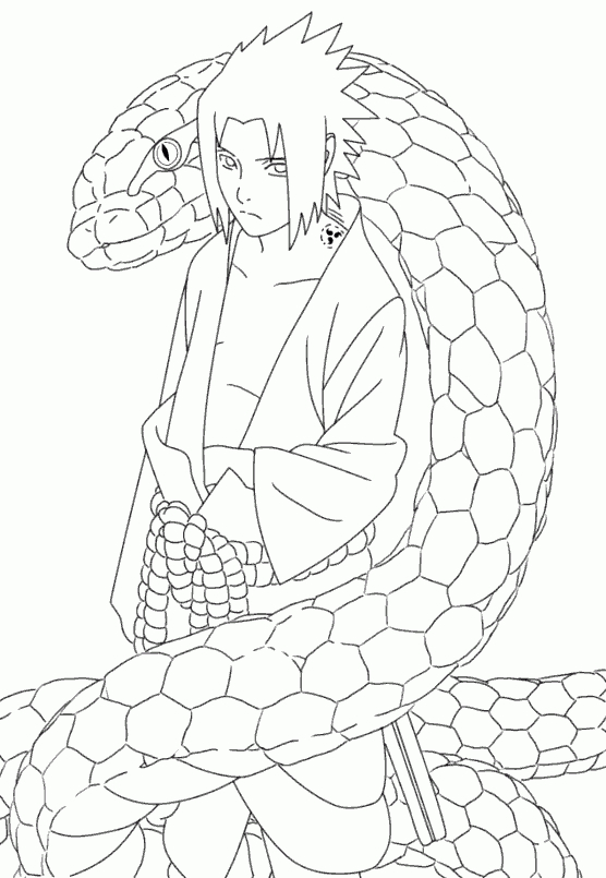 Coloriage De Sasuke Shippuden Sur Jeux-De-Naruto serapportantà Itachi Dessin A Colorier