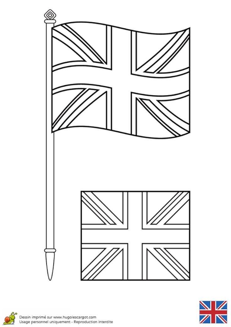 Coloriage Drapeau Anglais | Drapeau Anglais, Drapeau avec Drapeau À Colorier Angleterre