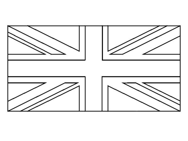 Coloriage Drapeau Anglais – Greatestcoloringbook destiné Dessin Drapeau Anglais À Colorier