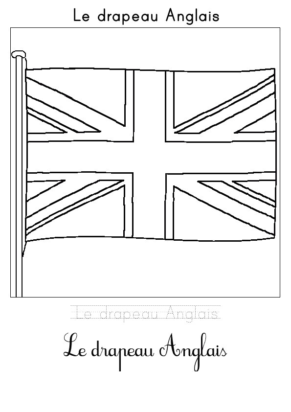 Coloriage Drapeau Anglais – Greatestcoloringbook intérieur Coloriage Drapeau Angleterre