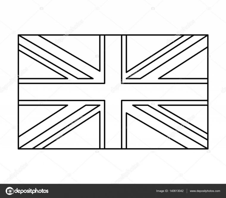 Coloriage Drapeau Anglais – Greatestcoloringbook serapportantà Drapeau Anglais Coloriage