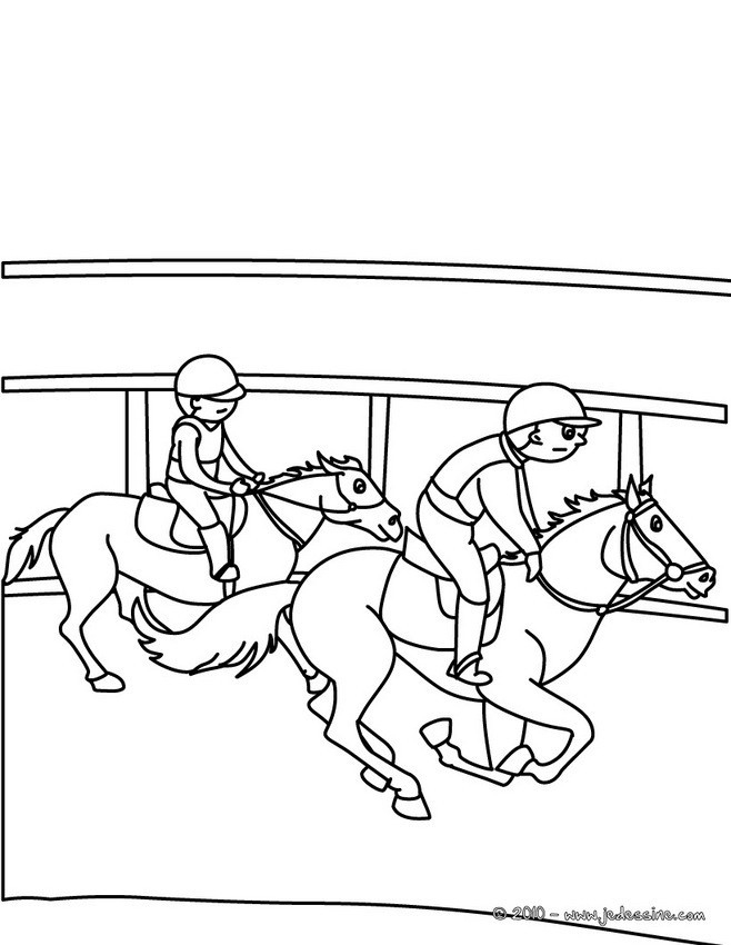 Coloriage Equitation 81 Dessin Gratuit À Imprimer concernant Coloriage Equitation