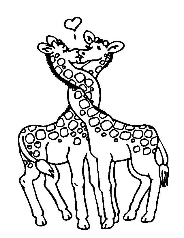 Coloriage Facile Girafe avec Dessin Facile Girafe