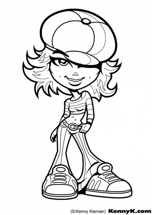 Coloriage Fille – Coloriages Gratuits À Imprimer – Dessin 7051 encequiconcerne Coloriage De Fille