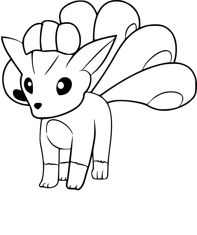 Coloriage Goupix Pokemon Go À Imprimer dedans Coloriages Pokemon À Imprimer