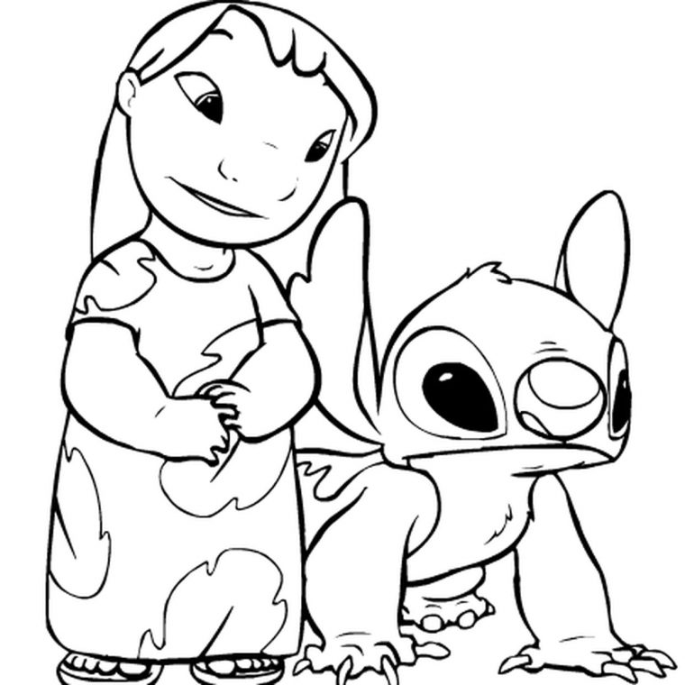 Coloriage Gratuit Stitch tout Dessin Stitch A Imprimer