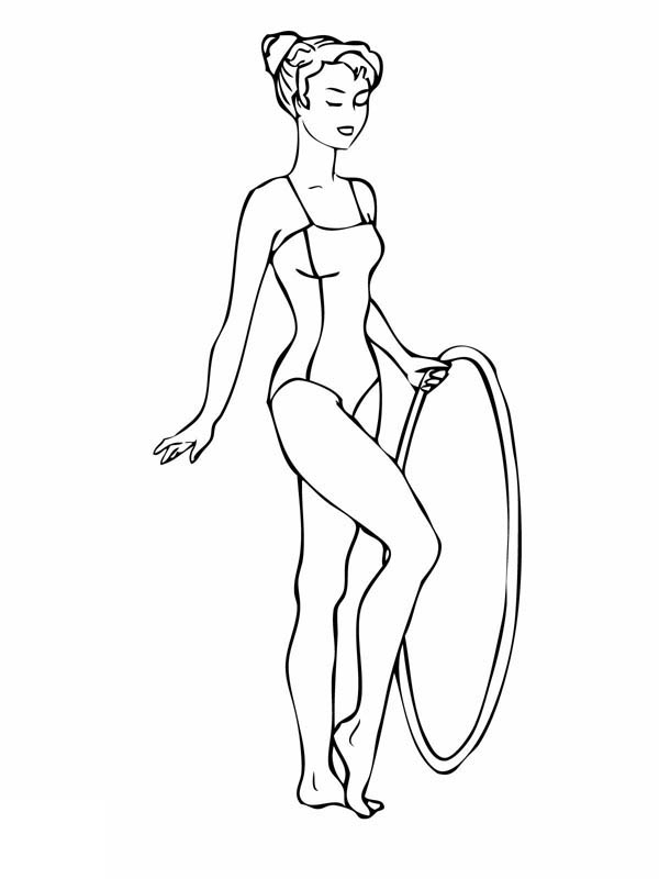 Coloriage Gymnastique Gratuit À Imprimer Et Colorier encequiconcerne Coloriage Gymnastique A Imprimer