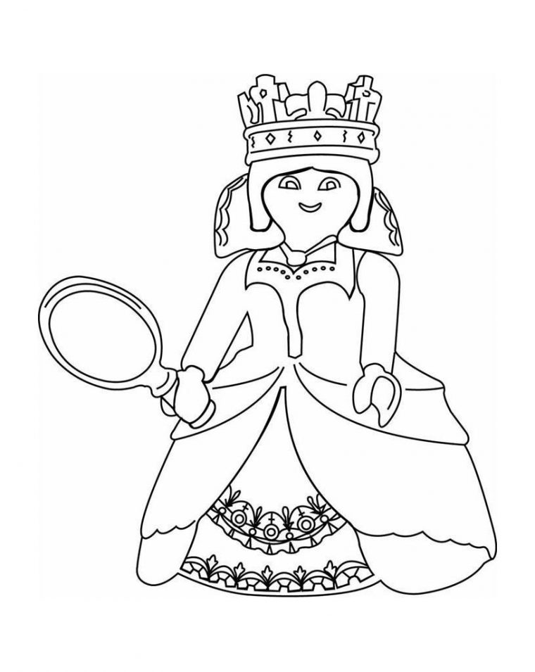 Coloriage Imprimer Playmobil – Coloriage Imprimer intérieur Coloriage Princesse Playmobil