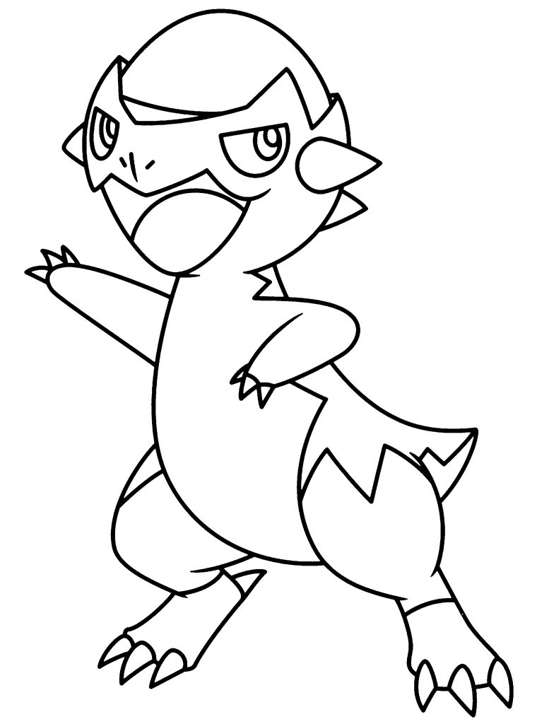 Coloriage Kranidos Pokemon À Imprimer dedans Coloriages Pokemon À Imprimer