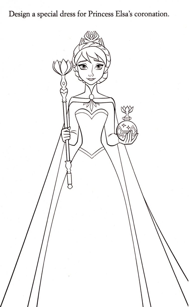 Coloriage La Reine Des Neiges | Elsa Coloring Pages, Elsa intérieur Coloriage Reine Des Neiges À Imprimer