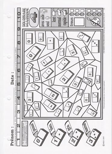 Coloriage Magique Décomposition Des Nombres Gs tout Mdi 2005 Coloriage Magique Cm1