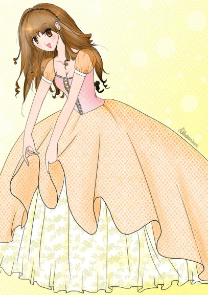 Coloriage Manga Princesse À Imprimer dedans Coloriage Princesse Manga