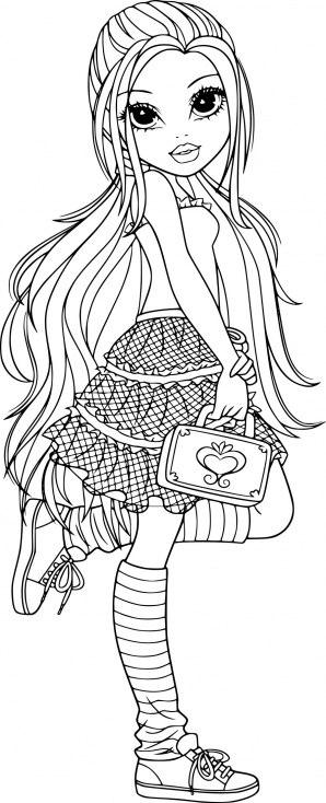 Coloriage Moxie Girlz À Imprimer Sur Coloriages encequiconcerne Coloriage De Fille