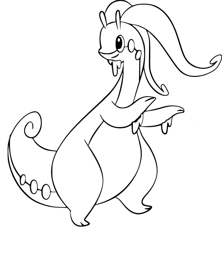 Coloriage Muplodocus Pokemon À Imprimer concernant Coloriage Dracolosse